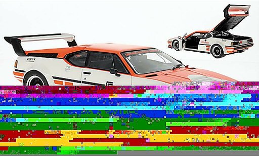 Bmw M1 1979 1/18 Minichamps (E26) No.5 Project Four Racing Serie modelauto