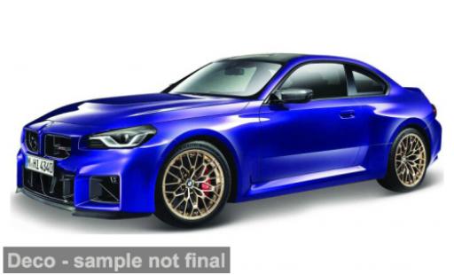 Modelauto Bmw M2 CS blauw 2026 Bburago 1/43 Burago