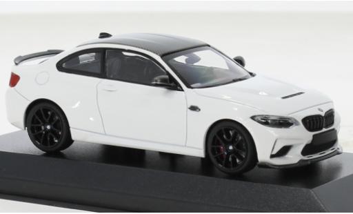 Modelauto Bmw M2 CS wit 2020 1/43 Minichamps