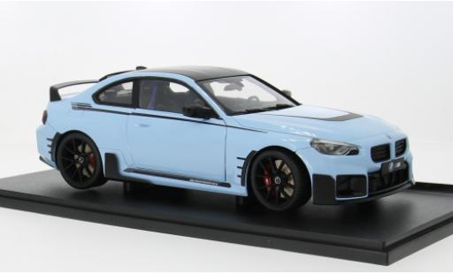 Modelauto Bmw M2 coupe (G87) blauw 1/18 Solido