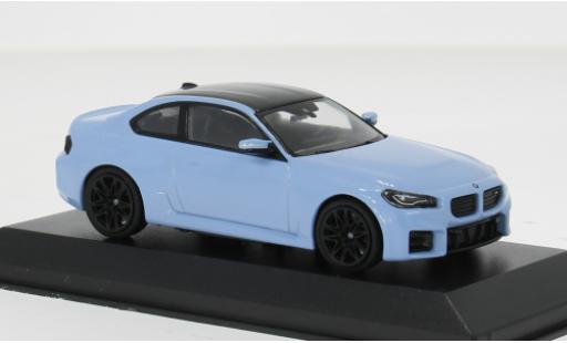 Modelauto Bmw M2 coupe blauw 2023 1/43 Minichamps