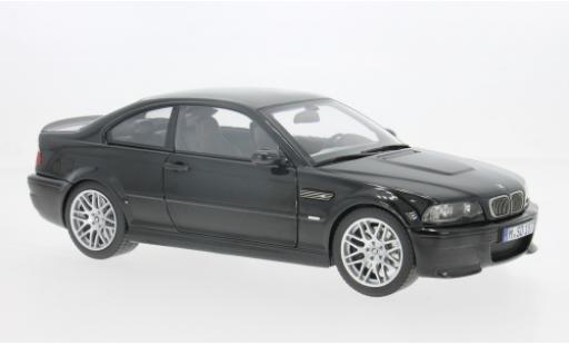 Modelauto Bmw M3 CSL zwart 1/18 Norev