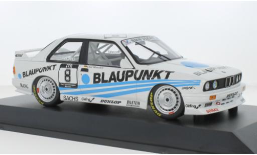 Modelauto Bmw M3 dtm (E30) 1988 Isert Blaupunkt #8 O.Manthey 1/18 Minichamps