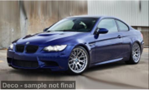Modelauto Bmw M3 coupe (E92) blauw 1/43 Solido