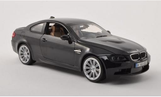 Modelauto Bmw M3 coupe (E92M) zwart 1/18 Motormax