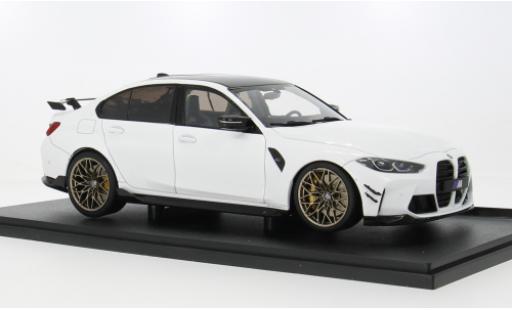Modelauto Bmw M3 berline (G80) wit 1/18 Solido