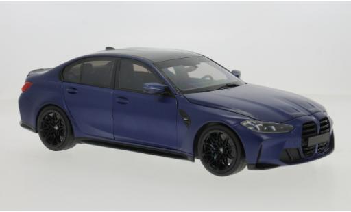 Modelauto Bmw M3 Touring (G81) blauw 2024 1/18 Minichamps