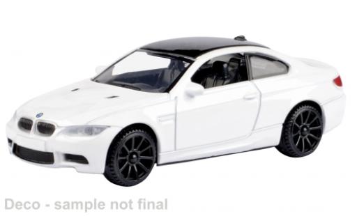 Modelauto Bmw M3 coupe wit 2008 1/43 Motormax