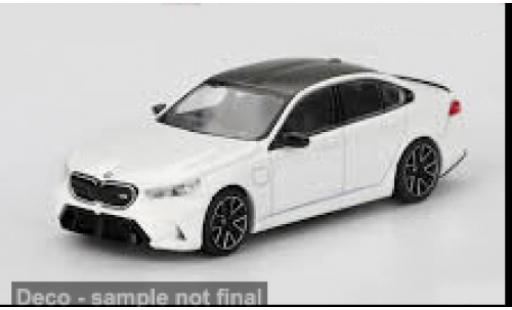 Modelauto Bmw M5 berline (G90) wit 2025 1/64 Mini GT