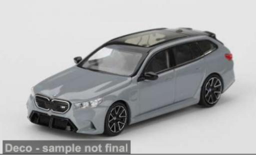 Modelauto Bmw M5 berline (G99) grijs 2025 1/64 Mini GT