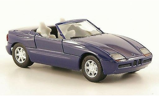 Bmw Z1 roadster 1/87 Herpa blauw modelauto