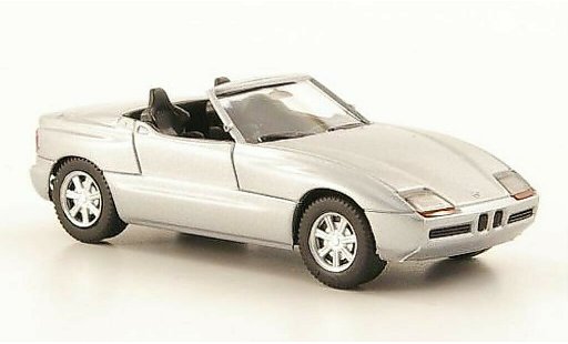Bmw Z1 roadster 1/87 Herpa grijs modelauto