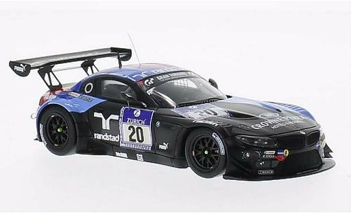 Bmw Z4 GT3 1/43 Minichamps E89 No.20 Team Schubert 24h Nurburgring 2013 /Hurtgen modelauto
