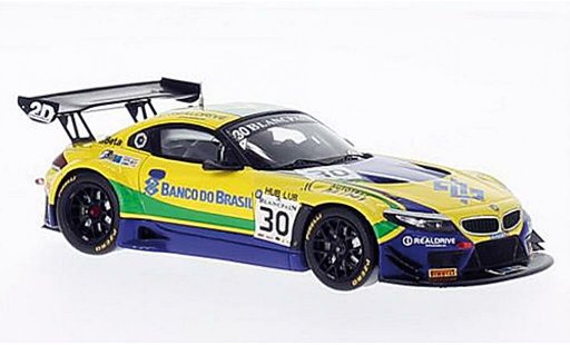 Bmw Z4 GT3 1/43 Spark E89 No.30 Team Brasil Witpain 2014 modelauto