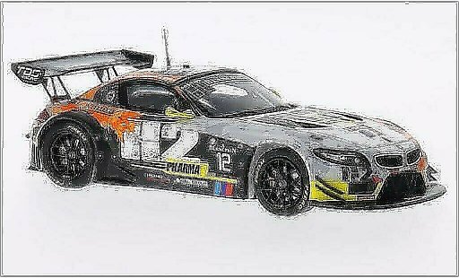 Bmw Z4 course 1/43 Spark E89 No.12 TDS Racing 24h Spa 2014 /P.Thiriet modelauto