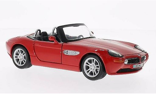 Bmw Z8 roadster 1/24 Maisto rood modelauto