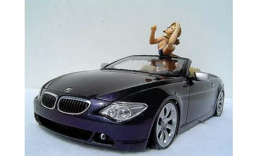 Bmw 645 Cabriolet 1/18 Welly E64 ci pneus tailles basses modelauto
