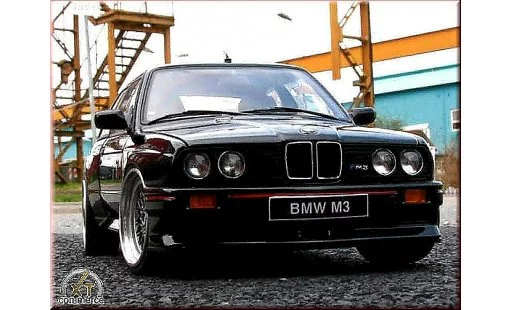 Bmw M3 Sport Evolution 1/18 Autoart E30 zwart jantes bbs rs 17 pouces modelauto
