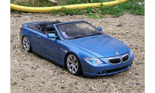 Bmw 645 Cabriolet 1/18 Welly E64 ci tuning modelauto