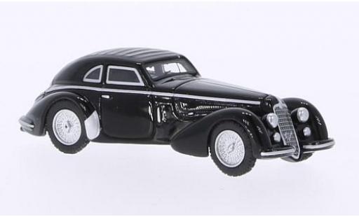 Modelauto Alfa Romeo 8C 2900 b mm roadster zwart RHD 1938 1/87 BoS Models