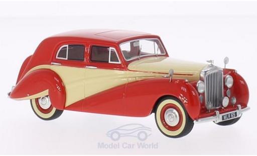 Modelauto Bentley Mark 6 break MK VI Harold Radford Countryman Saloon rood/beige RHD 1951 1/43 BoS Models
