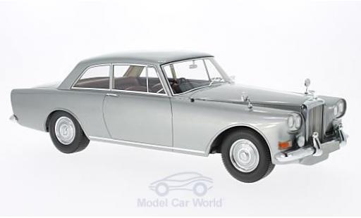Modelauto Bentley S3 berline SIII Park Ward FHC metallic grijs RHD 1963 1/18 BoS Models
