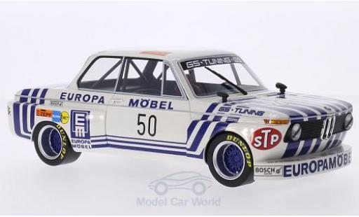 Modelauto Bmw 2002 course Gr.2 No.50 GS Tuning Europa M&Atilde;&para;bel DRM 1974 J.Obermoser 1/18 BoS Models
