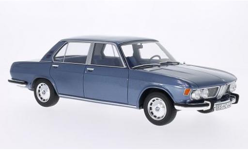 Modelauto Bmw 2500 berline (E3) metallic grijs 1968 1/18 BoS Models