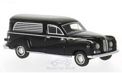 Modelauto Bmw 502 corbillard zwart 1952 Bestattungswagen 1/87 BoS Models