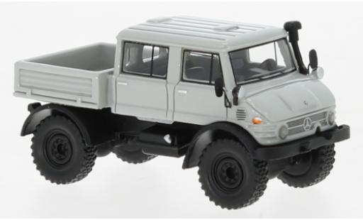 Modelauto Mercedes Unimog 406-425 U416 DoKa grijs 1977 1/87 BoS Models