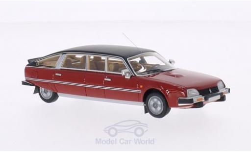 Modelauto Citroen CX Berline Nilsson rood/mat-zwart 1985 1/43 BoS Models