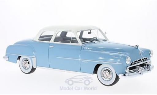 Modelauto Dodge Coronet Coupe Club blauw/wit 1952 1/18 BoS Models
