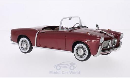 Modelauto Fiat 1100 TV Trasformabile metallic rood 1/18 BoS Models