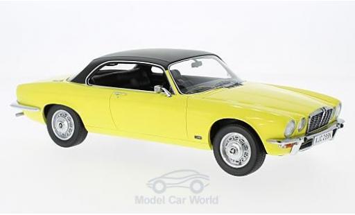 Modelauto Jaguar XJ XJC 4.2C geel/zwart RHD 1974 1/18 BoS Models
