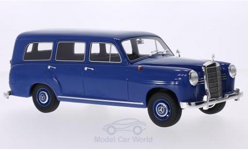 Modelauto Mercedes 180 Kombi (W120) Universal blauw 1954 1/18 BoS Models