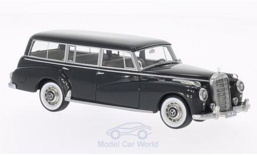 Modelauto Mercedes 300 Utilitaire C (W186) Binz grijs 1956 1/43 BoS Models
