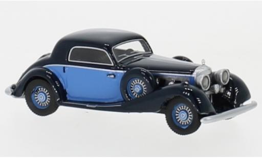Modelauto Mercedes 540 K Base K Sportcoup&Atilde;&copy; blauw/blauw 1936 1/87 BoS Models