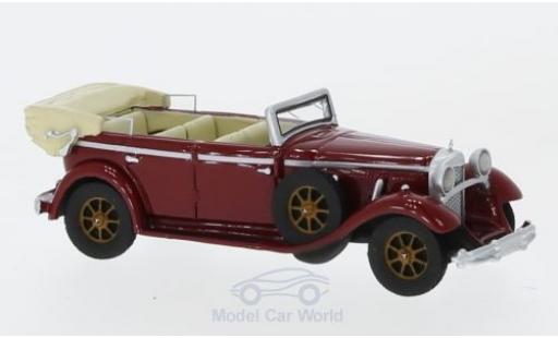 Modelauto Mercedes 770 Base (W07) Cabriolet rood 1930 1/87 BoS Models