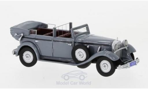 Modelauto Mercedes 770 Base (W07) Cabriolet grijs RHD 1930 1/87 BoS Models