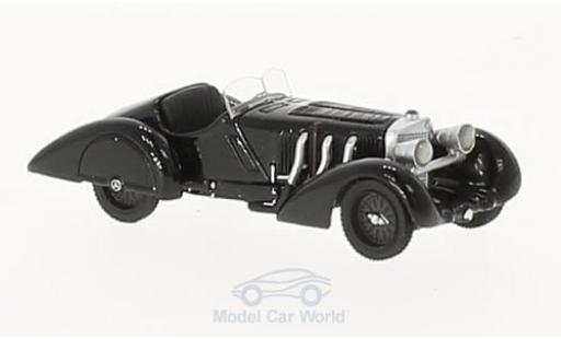 Modelauto Mercedes SSK Trossi Count zwart Der zwarte Prinz 1932 1/87 BoS Models