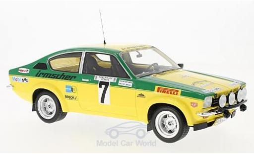 Modelauto Opel Kadett C GT C /E No.7 Rally DM Rally Hessen 1976 W.Smolej/C.Geistd&Atilde;&para;rfer 1/18 BoS Models