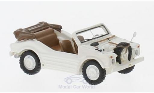 Modelauto Porsche 597 Base Jagdwagen wit 1953 1/87 BoS Models