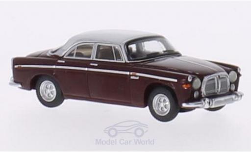 Modelauto Rover P5B Coupe rood/grijs RHD 1967 1/87 BoS Models