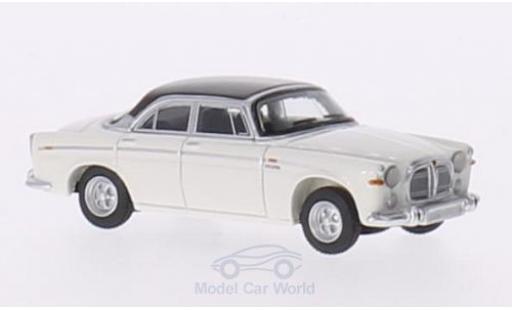 Modelauto Rover P5B Coupe wit/bruin RHD 1967 1/87 BoS Models