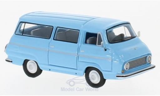 Modelauto Skoda 1203 Bus blauw 1968 1/87 BoS Models