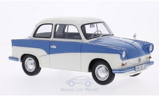 Modelauto Trabant P50 Base blauw/wit 1958 1/18 BoS Models