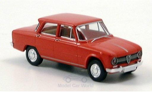 Modelauto Alfa Romeo Giulia 1300 rood 1964 1/87 Brekina