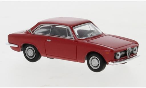 Modelauto Alfa Romeo Giulia sprint gt rood 1974 1/87 Brekina