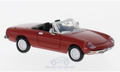Modelauto Alfa Romeo Spider Duetto 2000 Fastback rood 1/87 Brekina