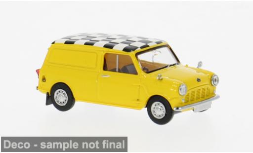 Modelauto Austin Mini countryman Austin geel 1960 Checkered Flag 1/87 Brekina